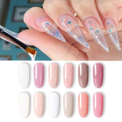 China Flexibility Half Box Nail Tips Designs Artificial Nail Art Gel Cover Square Tips for sale