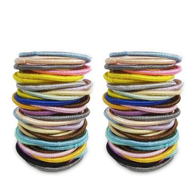 China 200PCS Attractive High Quality Colorful Baby Hair Ties Sets Ponytail Holder Elastic Hair Rings Little Girls Elastic Band for sale