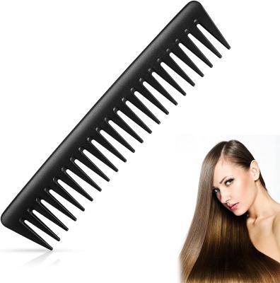 China New Design Anti-Static Cutting Carbon Fiber Wide Tooth Comb for sale