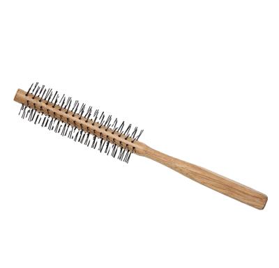 China Best High Quality Eco-friendly Mini Small Round Comb Multi Function Hairdressing Barrel Comb Roller With Thin Hair, Bangs, Beard for sale