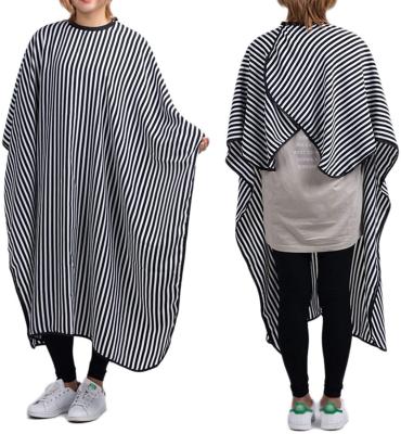 China Custom Hot Selling Wholesale Polyester Shawl Hairdressing Polyester Trimming Cape For Hairdressers for sale