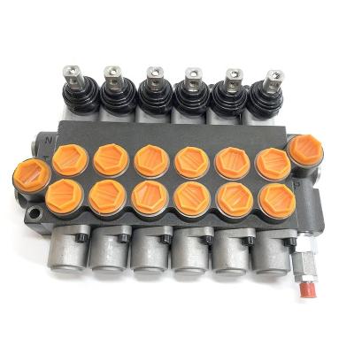 China AGRICULTURAL/INDUSTRIAL/CONSTRUCTION MACHINERY 6 lever P40 6 section drilllingrig 40Liter MONOBLOCK DIRECTIONAL VALVE SUITABLE FOR BADESTNOST DISTRIBUTORS for sale