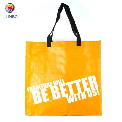 China Handled Made In China PP Woven Bags For Shopping , Shopping Bag PP Woven Reusable Polypropylene Woven Bags for sale