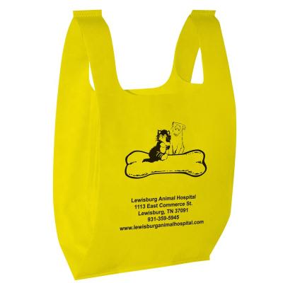 China Wholesale Eco Friendly Eco Friendly Carry Shopping Non Woven T Shirt Bag For Supermarket for sale