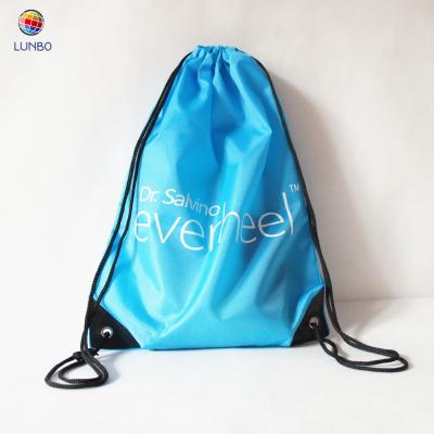 China Cheap Eco-Friendly Custom Made Using Recycled RPET Backpacks Promotional Travel Polyester Drawstring Bag for sale