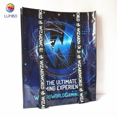 China Rope handle promotional film scam exhibition comic backpack, international cartoon exhibition comic backpack for sale