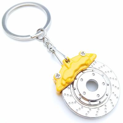 China Wholesale Auto Part Rotor Promotion Souvenir Gifts Brake Metal Model Key Chain Key Chain for sale