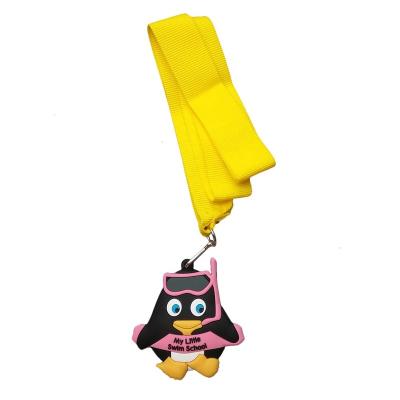 China Wholesale Custom Kids Gift Cheap Plastic Reward PVC 3D Rubber Soft Medals From North America Manufacturer for sale