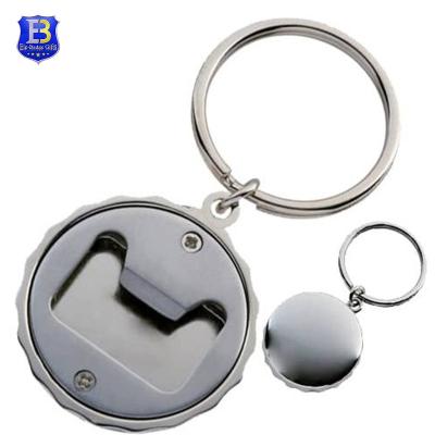 China Viable Wholesale Custom Logo Blank Bottle Opener Key Chain for sale