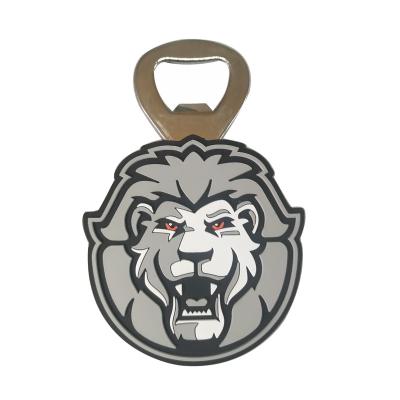 China Viable Promotional Magnetic Soft PVC Rubber Bottle Opener for sale