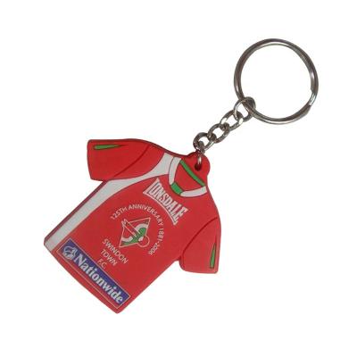 China Eco-Friendly Custom Football World Cup Key Holder Souvenir PVC Keychain for sale