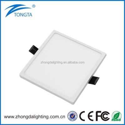 China Aluminum Alloy 16W 18W Square Led Panel Light , Dimmable Led Panel Light Included for sale