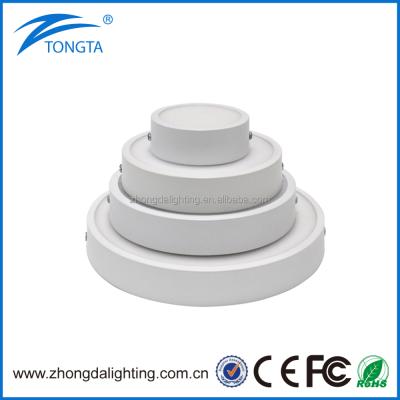 China Aluminum alloy new surface mounted round led panel light 8w led lighting innovative products led ceiling panel light for sale