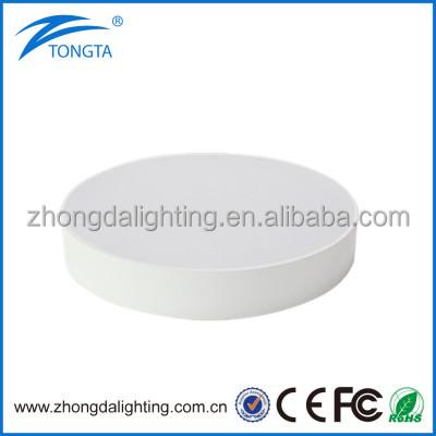 China Ultra Narrow Alloy Edge Aluminum Surface Mounted IP44 Ultra Thin Round 24w Led Panel Light for sale