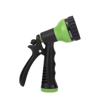 China Variable Spray Patterns Heavy Duty 7 Patterns Garden Hose Spray Nozzle Sprayer With Soft Handle for sale