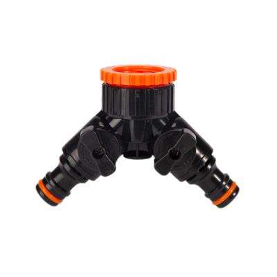 China Popular Plastic High Cost Effective Hot Sale In Water 3 Running Ways Garden Shut Off Valve for sale