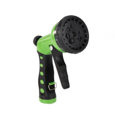 China Hot Selling Multifunctional Plastic Garden Sprayer Water Gun Garden Hose Nozzle Variable 8 Patterns Flow Controls Multifunctional Sprayer for sale