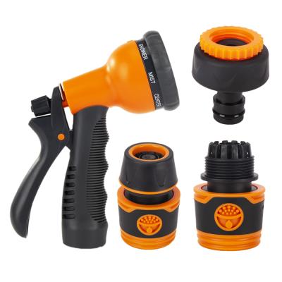 China Variable Flow Control The Hot Selling High Quality Plastic Garden Water Spray Gun Set Of 8 Models for sale