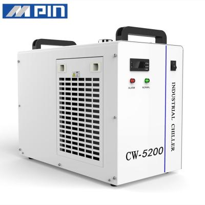 China MINGPIN Foundry Industry Manufacturer CW5200 CW5202 Industry Air Water Chiller For CO2 Laser Engraving Cutting Machine Cooling 150W Laser Tube for sale