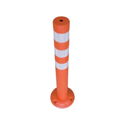 China Safety Warning EVA Plastic Warning Post Traffic Indoor Safety Road Drafter Warning Post for sale