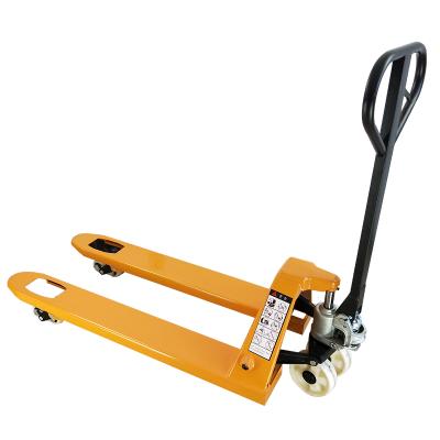 China Cheap Price Nylon Wheel Hydraulic Yellow 3 Ton Nylon Wheel Hand Pallet Jack Lift for sale