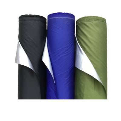 China Custom 100 Polyester Fabric 190T Waterproof Running Taffeta Lining Fabric Tape Coated WR Waterproof For Luggage for sale