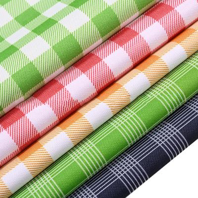 China Wholesale Waterproof Moisture Proof Plaid 600D Polyester Oxford Fabric For Luggage Picnic Mat for sale