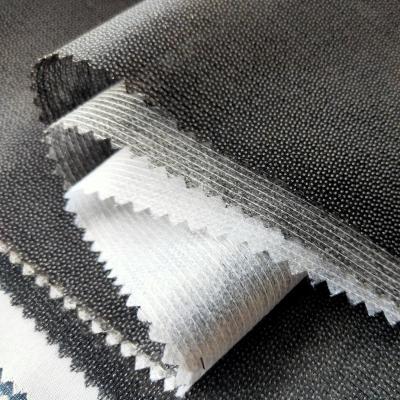 China Wholesale Custom Double Elastic Dot Nonwoven Fusible Lining Polyester Stitched Non Woven Fabric for sale