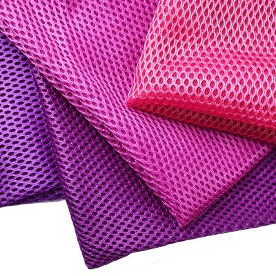 China Durable 3D Polyester Spacer 100 Polyester Soft Air Mesh Fabric For Office Chair Car Seat Shoes for sale