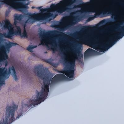 China New Durable Polyester Twill Peach Skin Printed Fabric Waterproof For Down Jacket Beach Pants for sale