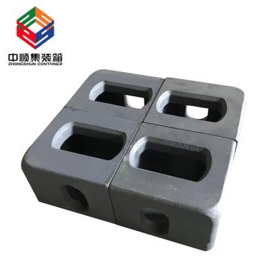 China Container Building Shipping Fittings Corner Block / ISO 1161 Corner Mount for sale