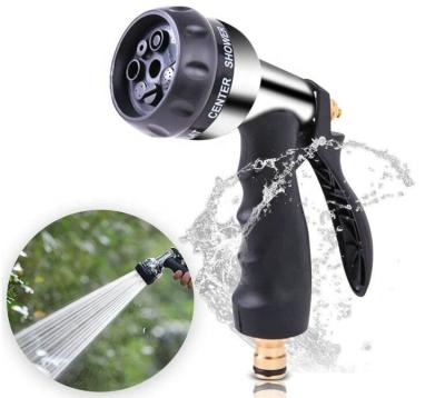 China Variable Flow Control 8 Models High Pressure Metal Water Sprayer Garden Spray Gun for sale