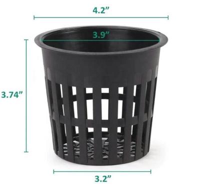 China Wholesale High Quality Eco-friendly Stable Structure 10.6*9.5cm Garden House Mesh Net Pots Greenhouse Garden Plants for sale