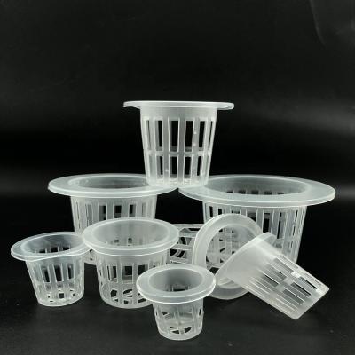 China Eco-friendly Greenhouse Hydroponics Garden Plastic Mesh Net Basket Vegetables Grow Pot for sale