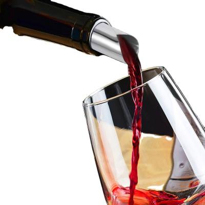 China Best Seller Wine Pourer Slices Disc Wine Dropstop Sustainable Food Grade Materials Foil Wine Pourer Disc for sale