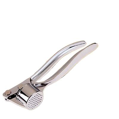 China Amazon Kitchen Accessories Instrument Stainless Steel Garlic Crusher Garlic Press Viable Hot Selling Manual Dipper for sale