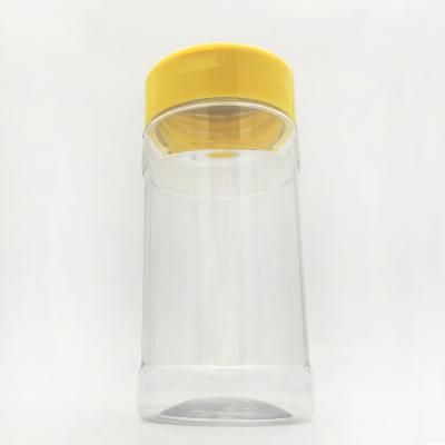 China 200ml Plant Plastic Bottle With Double Flip Cap For Spices for sale