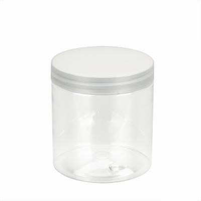 China Factory 500ml PET Empty Plastic Jar Large Wide Mouth 92*98mm Capacity for sale