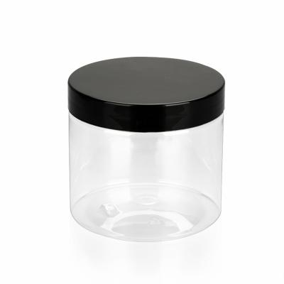 China High Quality 420ml Plant Clear Pet Plastic Jar Food Grade for sale