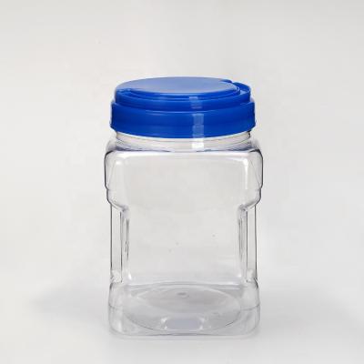 China 1000ml Empty Plastic Food Clear Storage Containers With Lids Fit Plastic Containers for sale