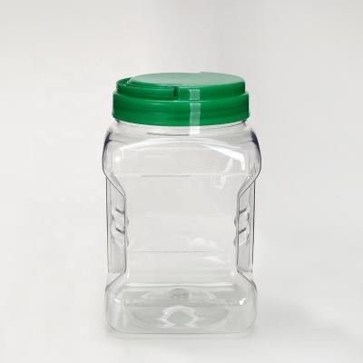 China 1L Plastic Food Clear Jars With Lids , Airtight Container For Food Storage for sale