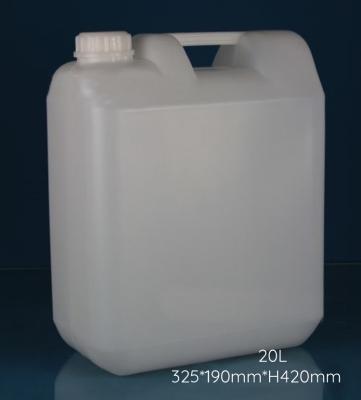 China 20L Square HDPE Chemical Plastic Container for sale