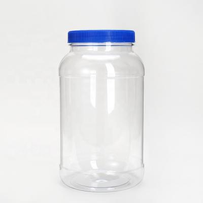 China Large Food Container Food Container Empty Candy Toy Jar Pet Plastic Jar 3L-4L for sale