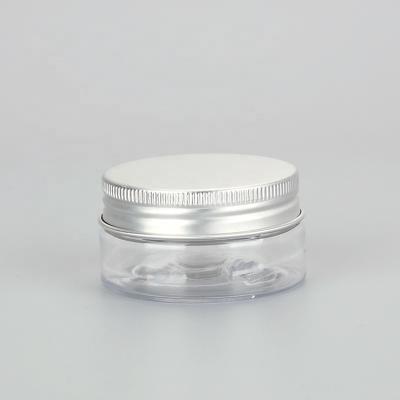 China 25ml 30ml Cosmetic Plastic Jars Cream Tube Container With Silver Cap for sale