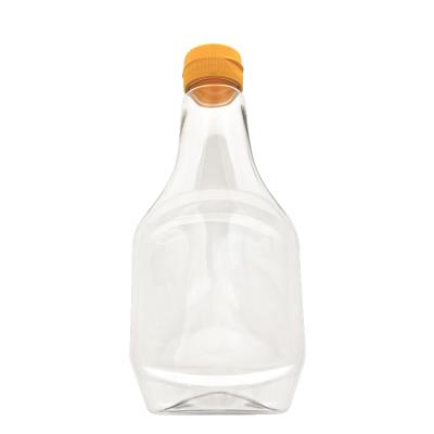 China Farms Sauce Plastic Bottle With Flip Lid 210ml 360ml for sale