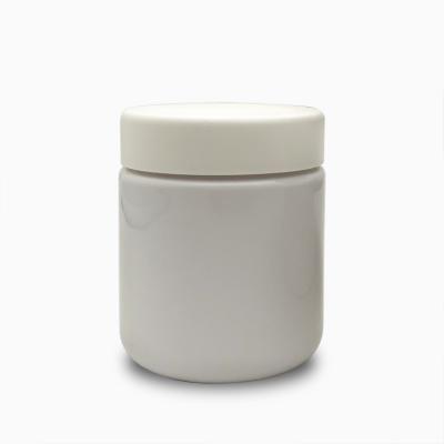 China Grows 250ml Plastic Hemp Pots With 70mm Push And Lap Child Resistant Closures for sale