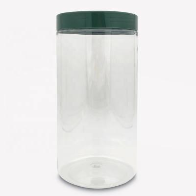 China Large Size Food Free Sample 2700ml Plastic Food Packaging Containers Storage Jar for sale