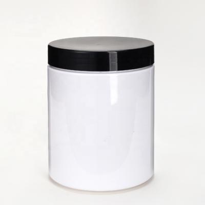 China round 50 ounce empty plastic food jars with screw lids around plastic containers for sale