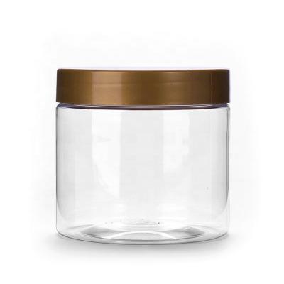 China Universal Wide Mouth Food Biscuit Container Plastic Clear 850ml 1000ml PET Food Jar for sale