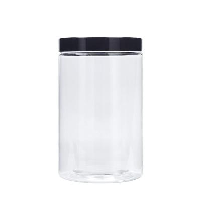 China Custom Plastic Pet Food Bottle 1000ml Food Storage Jars 750ml 1000ml 1200ml 1350ml Or More for sale